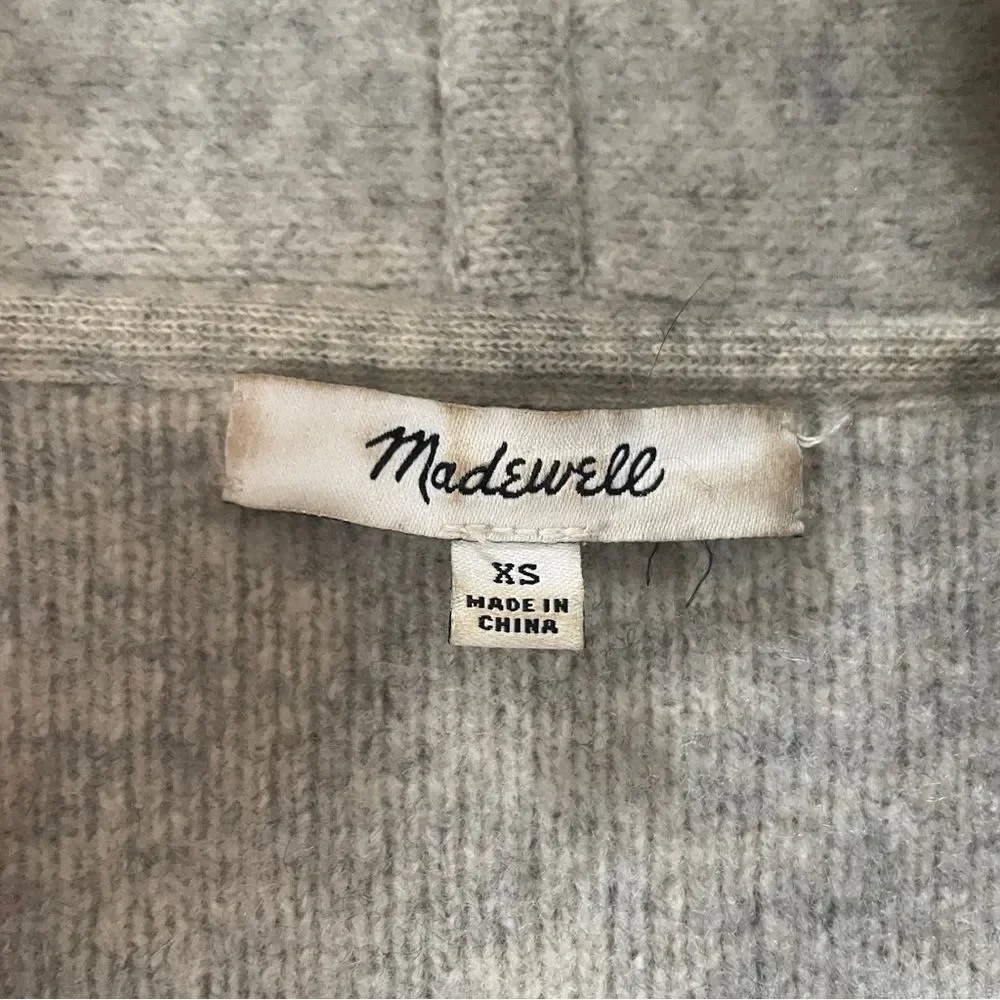Madewell Rivington Merino Wool Sweater Coat XS